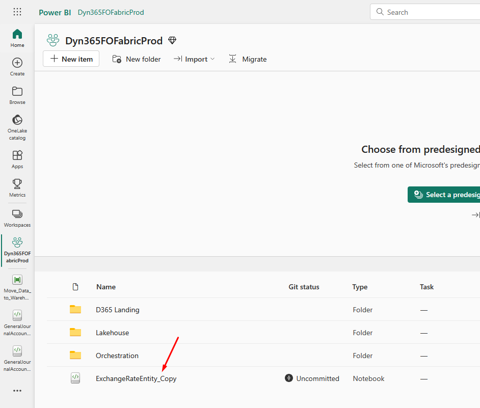 Migrating Fabric Items from One Workspace to Another