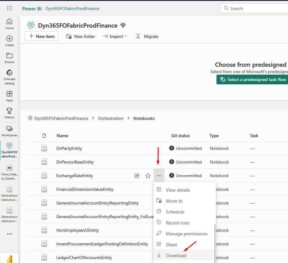 Migrating Fabric Notebook from One Workspace to Another