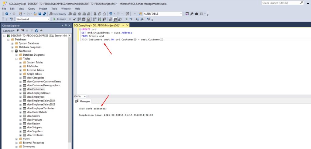 SQL UPDATE for Each Row in SELECT