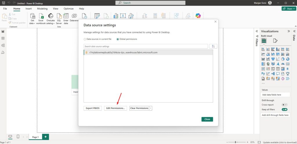 How to Connect Power BI Desktop to Fabric Warehouse