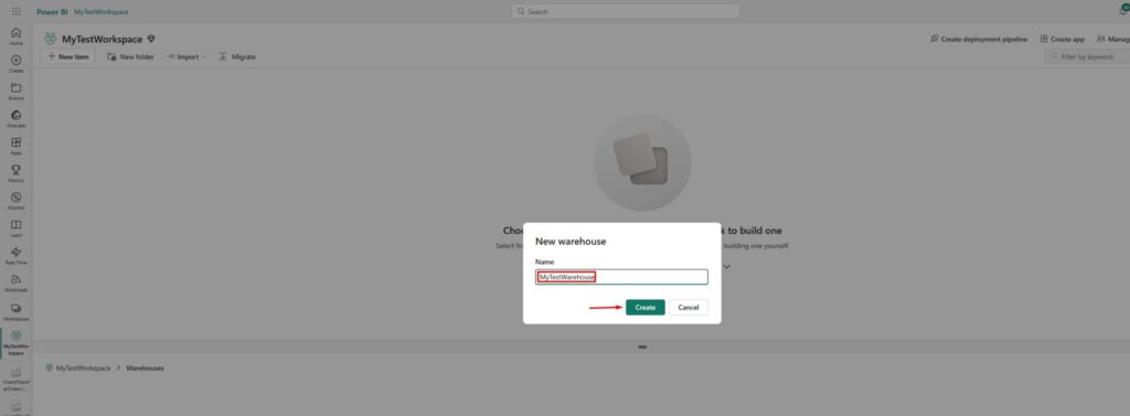 How to Create a Data Warehouse in Microsoft Fabric