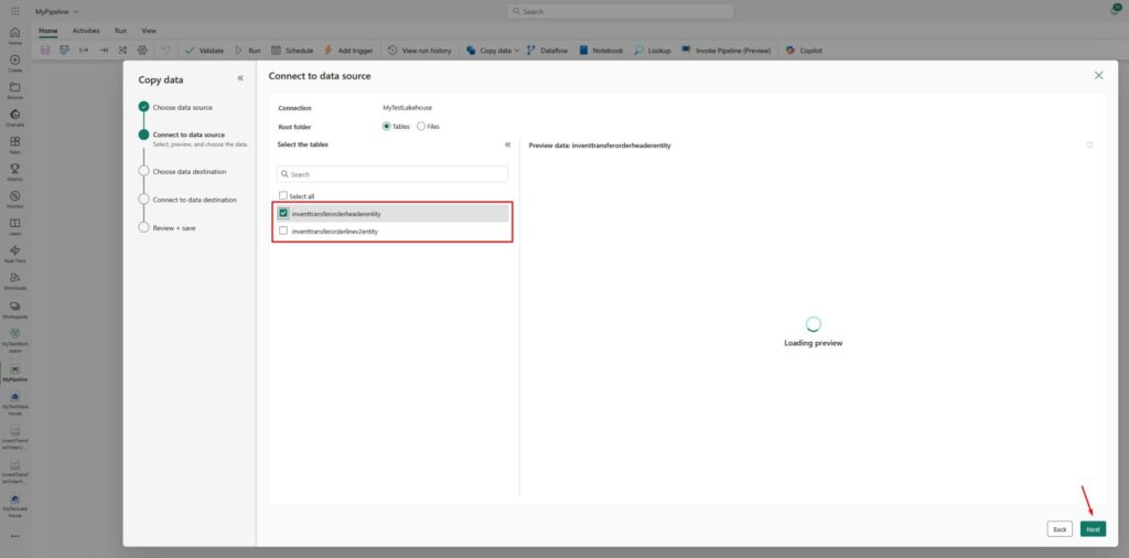 Microsoft Fabric Connect to data source