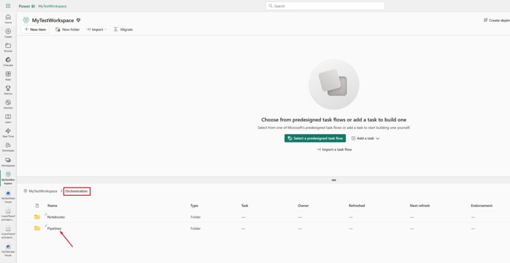 Microsoft Fabric Data Orchestration
