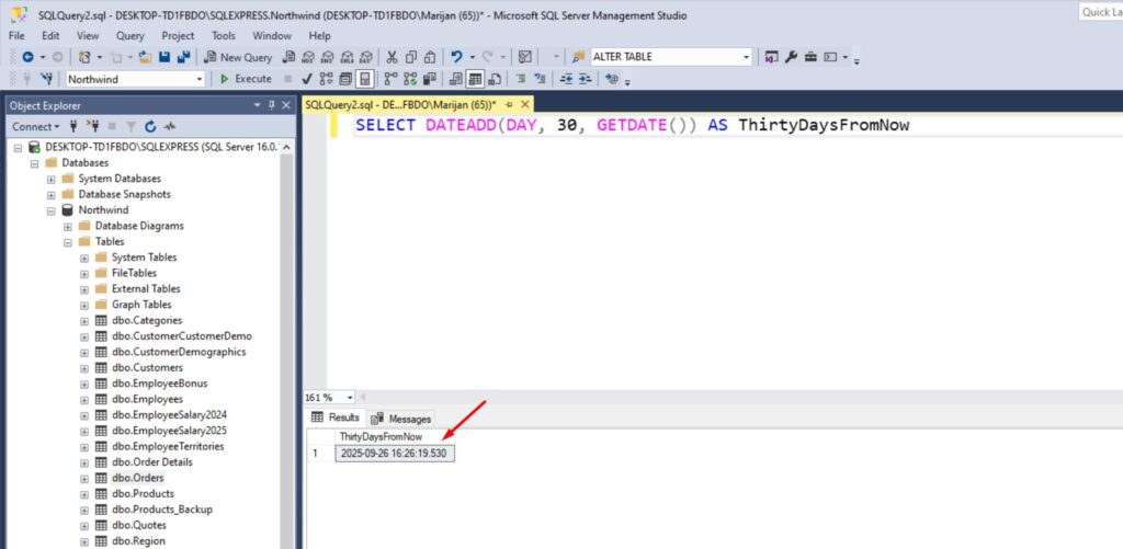 How to Use DATEADD in SQL