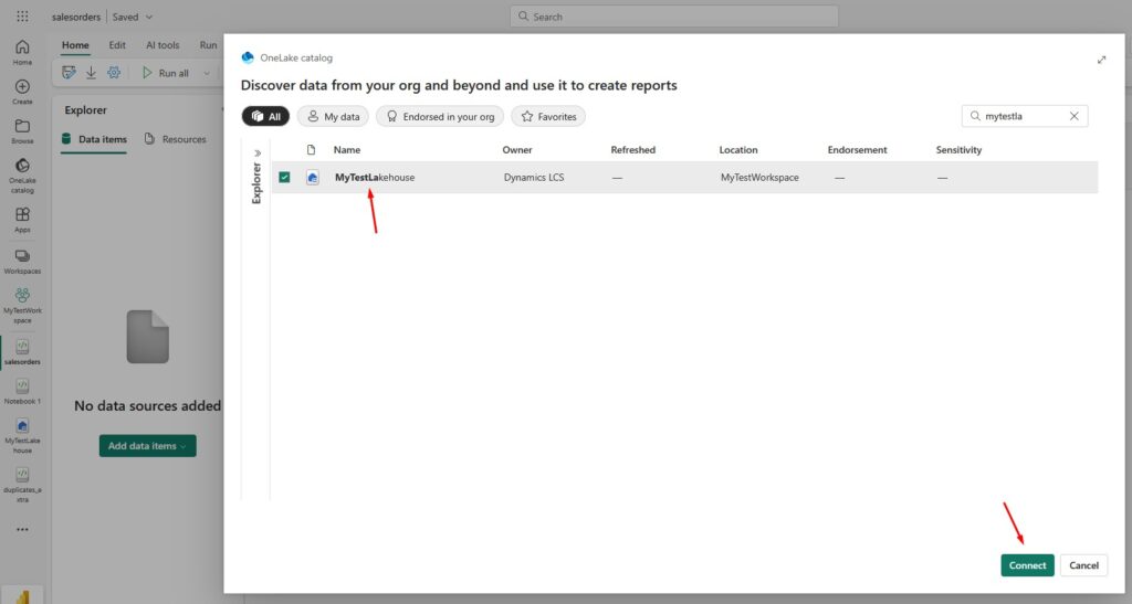 Microsoft Fabric Lakehouse Data Sources