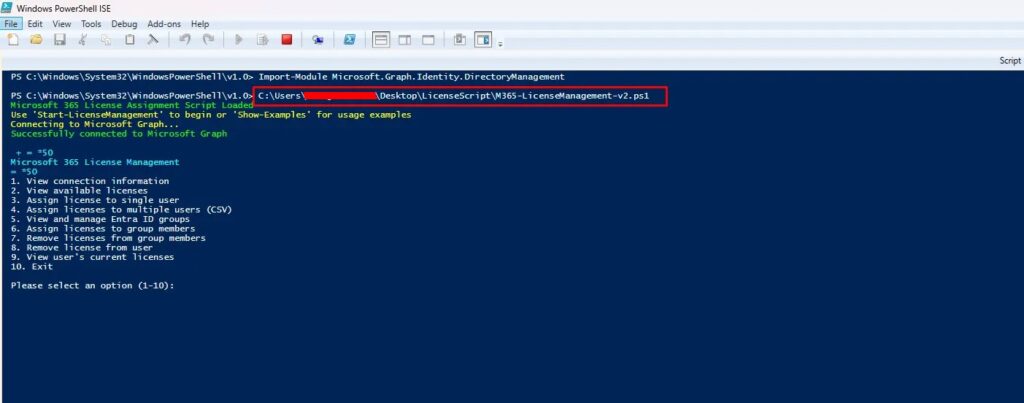 Run PowerShell script