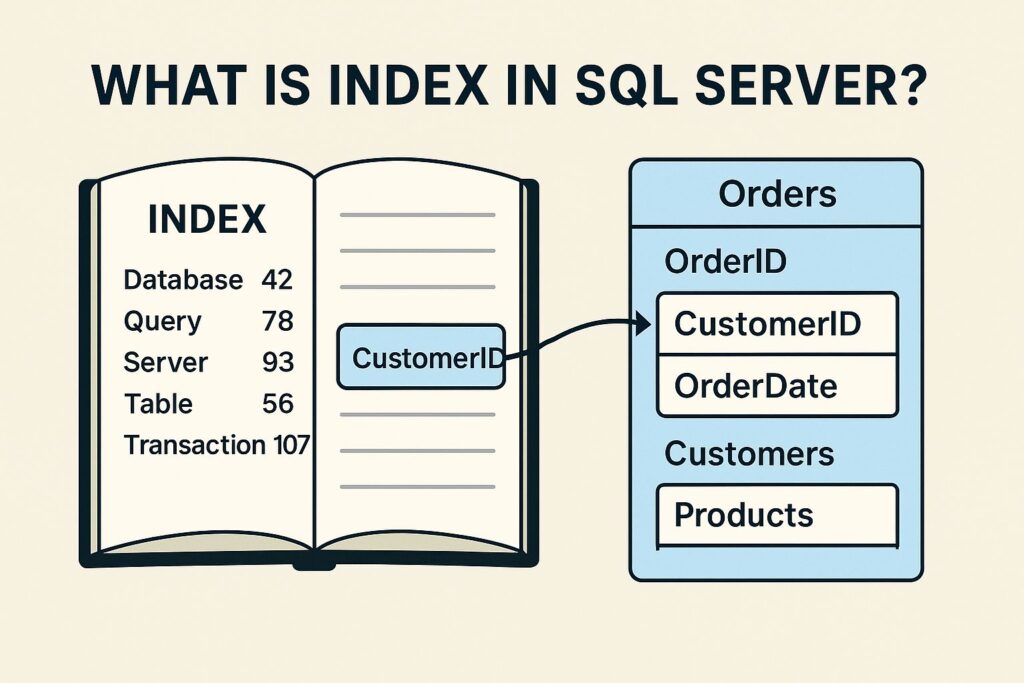 What is index in SQL Server